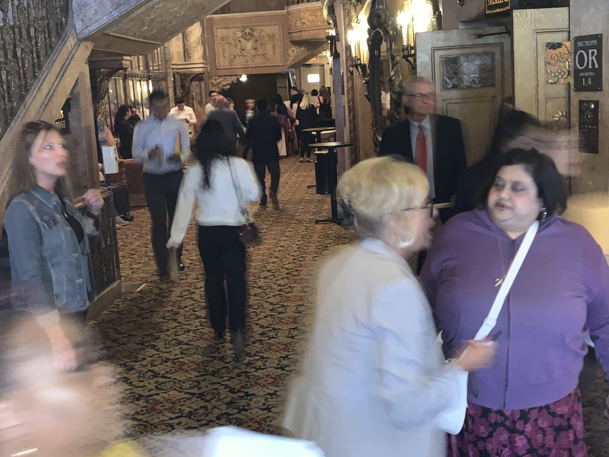LWVGR Voter Registration at the Naturalization Ceremony at Coronado Theater in Rockford, Illinois 9/25/2023