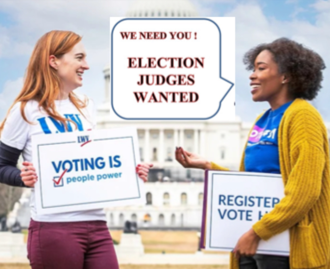 Become an essential election judge today!
